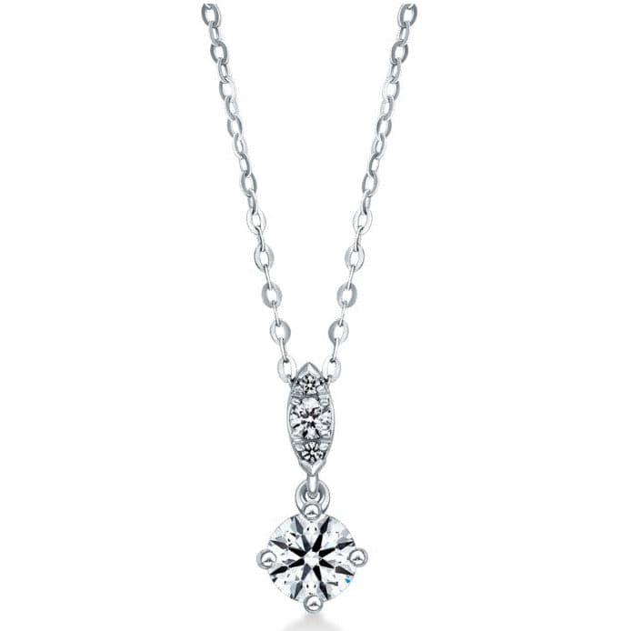 Hearts on Fire Necklaces and Pendants 18K White Gold Aerial Petite Drop Pendant Diamond .57ct Necklace