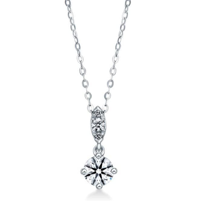 Hearts on Fire Necklaces and Pendants 18K White Gold Aerial Petite Drop Pendant Diamond Necklace