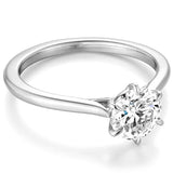 Hearts on Fire Engagement Engagement Ring 18K White Gold Camilla 6 Prong Engagement Setting