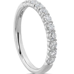 Hearts on Fire Engagement Wedding Band 18K White Gold Eleven-Stone Diamond Band .50 / G-H/VS-SI / 6.5