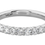 Hearts on Fire Engagement Wedding Band 18K White Gold Eleven-Stone Diamond Band .50 / G-H/VS-SI / 6.5