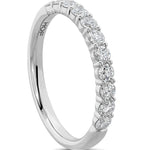 Hearts on Fire Engagement Wedding Band 18K White Gold Eleven-Stone Diamond Band 1.00 / G-H/VS-SI / 6.5