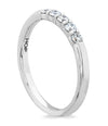 Hearts on Fire Engagement Wedding Band 18K White Gold Five-Stone Diamond Band .50 / G-H/VS-SI / 6.5