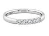 Hearts on Fire Engagement Wedding Band 18K White Gold Five-Stone Diamond Band .50 / G-H/VS-SI / 6.5