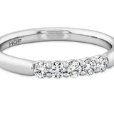 Hearts on Fire Engagement Wedding Band 18K White Gold Five-Stone Diamond Band 1.00 / G-H/VS-SI / 6.5