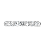 Hearts on Fire Engagement Wedding Band 18k White Gold Signature Nine Diamond Band