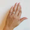 Hearts on Fire Engagement Wedding Band 18k White Gold Signature Seven Diamond Band .50 / G-H/VS-SI / 6.5