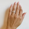 Hearts on Fire Engagement Wedding Band 18k White Gold Signature Seven Diamond Band 1.00 / G-H/VS-SI / 6.5