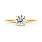 Hearts on Fire Engagement Engagement Ring 18k Yellow Gold Camilla 4 Prong Engagement Ring Setting
