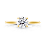 Hearts on Fire Engagement Engagement Ring 18k Yellow Gold Camilla 4 Prong Engagement Ring Setting