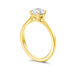 Hearts on Fire Engagement Engagement Ring 18k Yellow Gold Camilla 4 Prong Engagement Ring Setting
