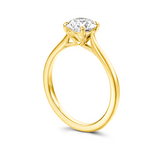 Hearts on Fire Engagement Engagement Ring 18k Yellow Gold Camilla 4 Prong Engagement Ring Setting