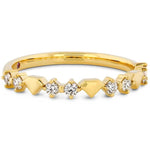 Hearts on Fire Engagement Wedding Band Behati Bold Shapes Band G-H/VS-SI / 6.5
