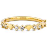 Hearts on Fire Engagement Wedding Band Behati Bold Shapes Band G-H/VS-SI / 6.5