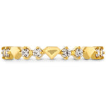 Hearts on Fire Engagement Wedding Band Behati Bold Shapes Band G-H/VS-SI / 6.5