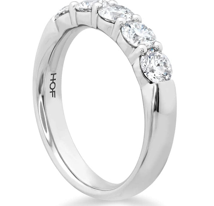 Hearts on Fire Engagement Wedding Band Copy of 18K Yellow Gold Five-Stone Diamond Band 1.00 / G-H/VS-SI / 6.5