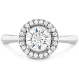 Hearts on Fire Engagement Engagement Ring Destiny HOF Halo Engagement Setting