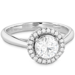 Hearts on Fire Engagement Engagement Ring Destiny HOF Halo Engagement Setting