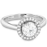 Hearts on Fire Engagement Engagement Ring Destiny HOF Halo Engagement Setting