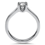Hearts on Fire Engagement Engagement Ring Estate 18k White Gold .55ct Ideal Cut Felicity Split Shank Solitaire Diamond Engagement Ring 6.5