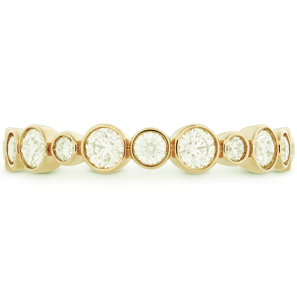 Hearts on Fire Engagement Wedding Band HOF Bezel Diamond Band