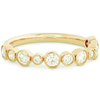 Hearts on Fire Engagement Wedding Band HOF Bezel Diamond Band