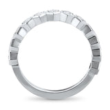 Hearts on Fire Engagement Wedding Band HOF Hex Diamond Band 6.5