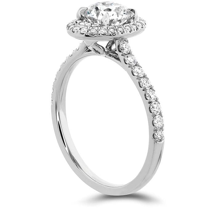Hearts on Fire Engagement Engagement Ring Juliette Oval Halo Diamond Engagement Setting