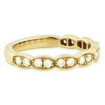 Hearts on Fire Engagement Wedding Band Lorelei Floral Diamond Band G-H/VS-SI / 6.5