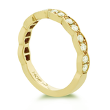 Hearts on Fire Engagement Wedding Band Lorelei Floral Diamond Band G-H/VS-SI / 6.5
