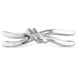 Hearts on Fire Ring Forget-You-Never Band 18k White / 6.5