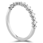 Hearts on Fire Ring Gracious Classic Diamond Band 18k White / 6.5