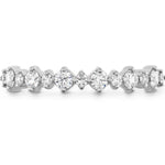 Hearts on Fire Ring Gracious Classic Diamond Band 18k White / 6.5