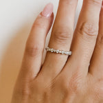 Hearts on Fire Ring Gracious Classic Diamond Band 18k White / 6.5