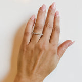 Hearts on Fire Ring Gracious Classic Diamond Band 18k White / 6.5