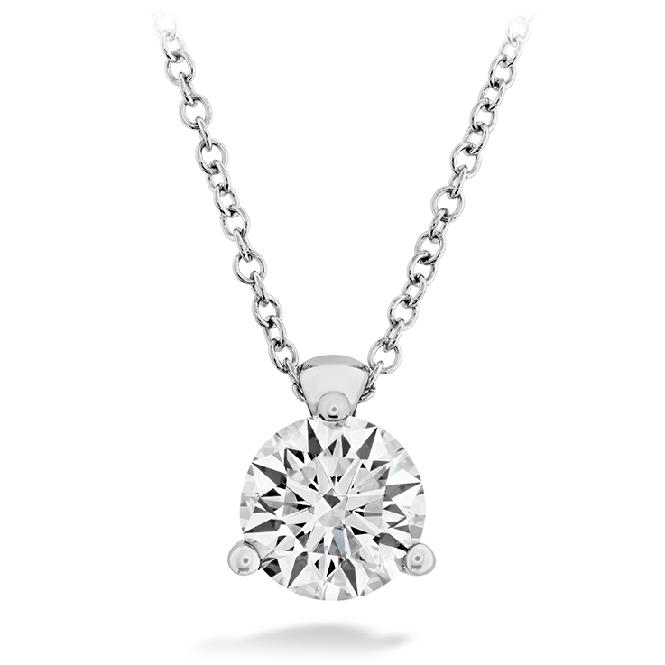 Hearts on Fire Necklaces and Pendants HOF Classic 3 Prong Solitaire Pendant