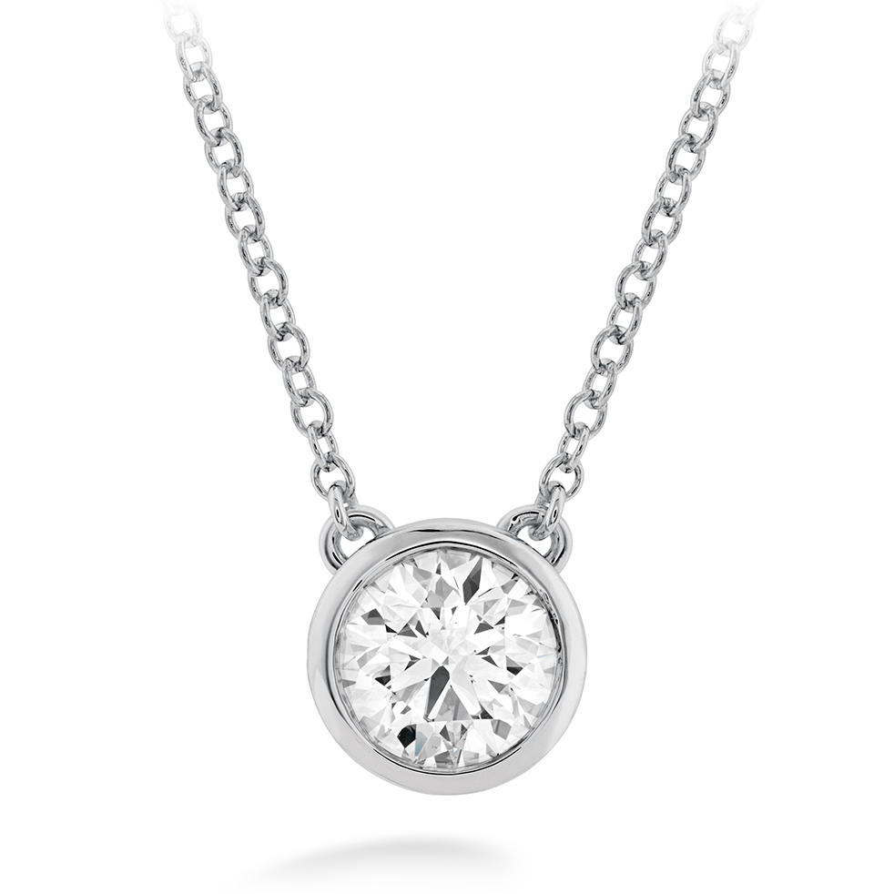 Hearts on Fire Necklaces and Pendants HOF Classic Bezel Solitaire Pendant