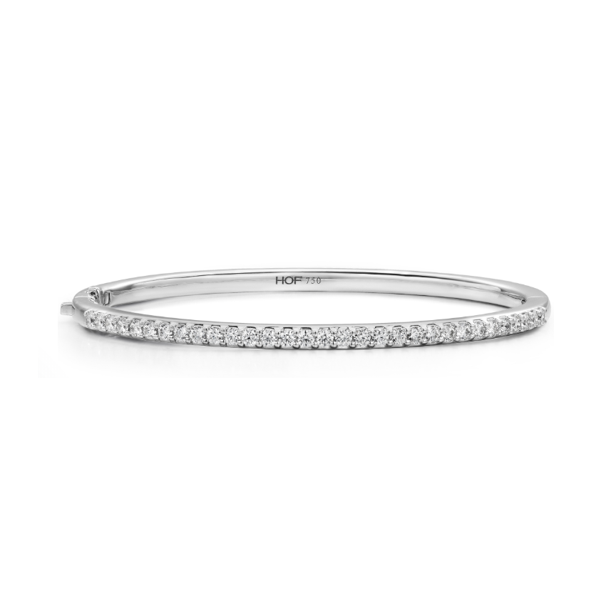 Hearts on Fire HOF Classic Prong Set Diamond Bangle Springer's