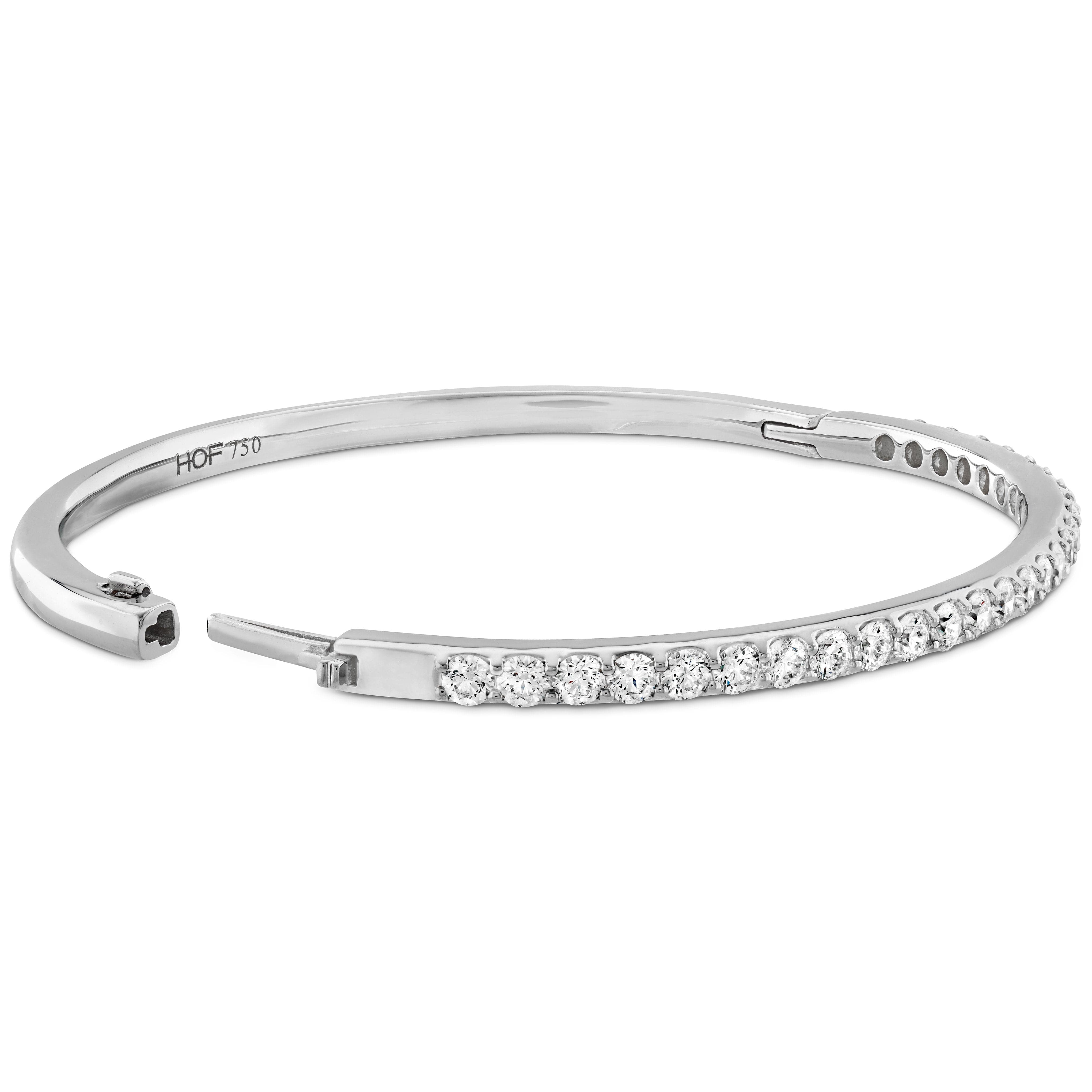Hearts on Fire HOF Classic Prong Set Diamond Bangle Springer's