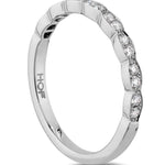 Hearts on Fire Ring Platinum Lorelei Floral Band 18k White / 6.5