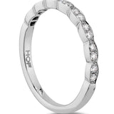 Hearts on Fire Ring Platinum Lorelei Floral Band 18k White / 6.5