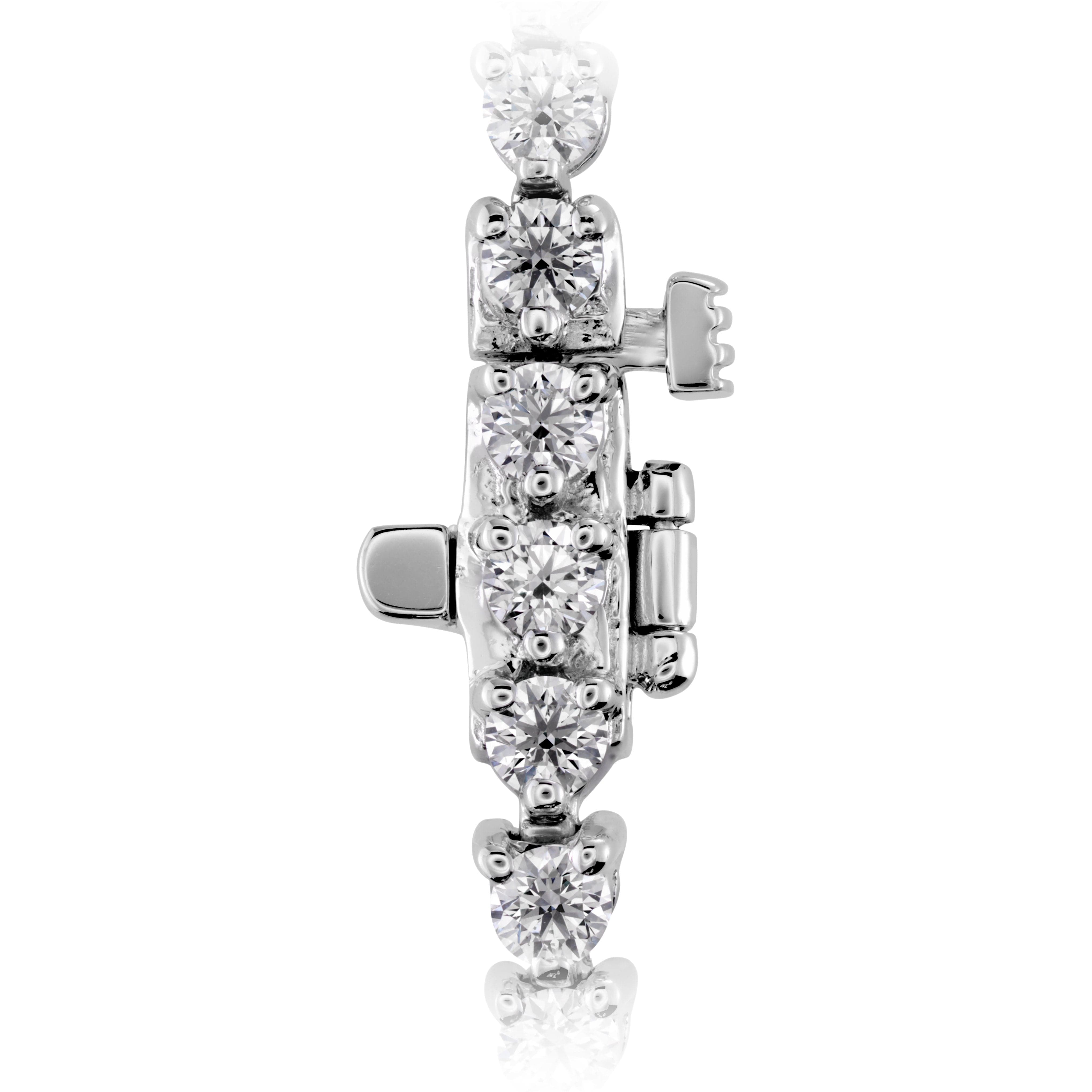 Hearts on Fire Bracelet Select Temptation Three-Prong Diamond Bracelet