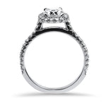 Kwiat Engagement Ring Platinum Kwiat Cushion Cut Diamond Halo Engagement Ring 6.5