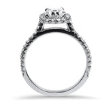 Kwiat Engagement Ring Platinum Kwiat Cushion Cut Diamond Halo Engagement Ring 6.5