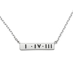 LOLA Necklaces and Pendants 1-4-3 Love Code Bar Necklace Medium
