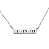LOLA Necklaces and Pendants 1-4-3 Love Code Bar Necklace Medium