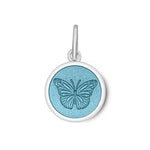 LOLA Necklaces and Pendants Butterfly Pendant - Light Blue Medium