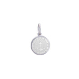 LOLA Necklaces and Pendants Compass Rose Pendant - Alpine White Mini