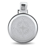 LOLA Necklaces and Pendants Compass Rose Pendant - Alpine White Large