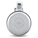 LOLA Necklaces and Pendants Compass Rose Pendant - Alpine White Large